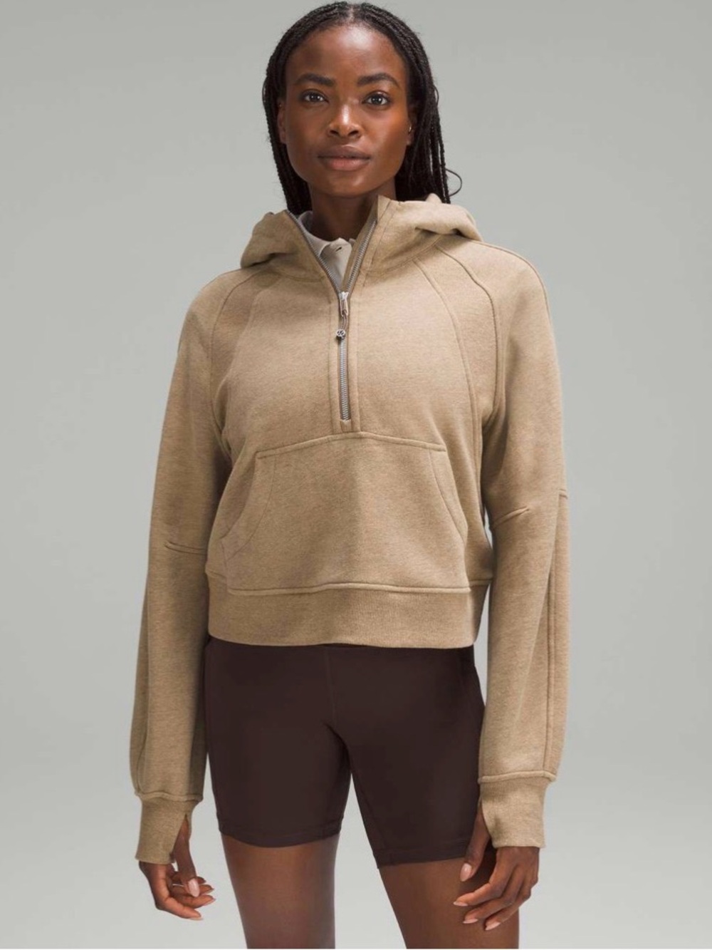 Lululemon Scuba Oversized Half-Zip Hoodie
Heathered Allspice Size M/L